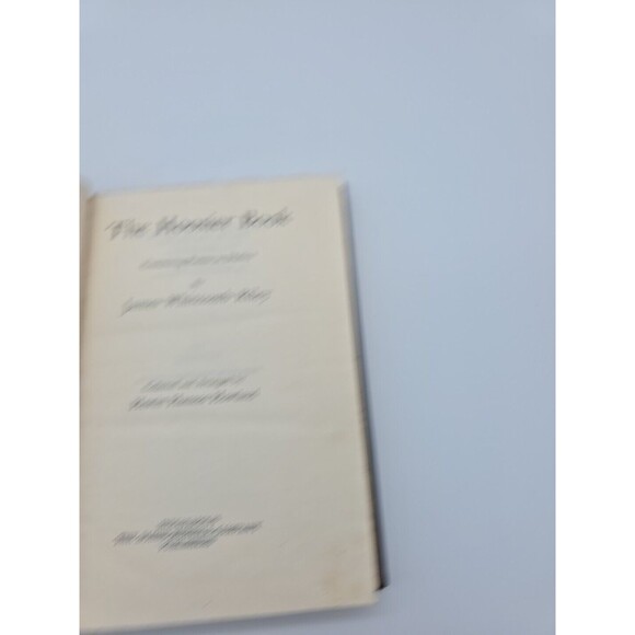 1916 THE HOOSIER BOOK OF RILEY VERSE  Bobbs-Merrell Co Hard Back Book - Picture 8 of 12